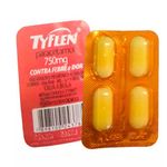 tyflen 750mg blíster 4 comprimidos brasterapica