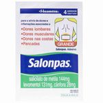 salonpas 4 adesivos transdérmicos grandes hisamitsu referência