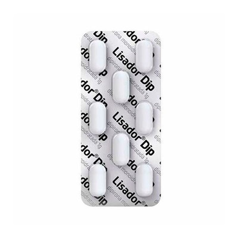 lisador dip 1g blíster 8 comprimidos