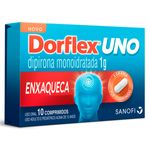 dorflex uno 1g 10 comprimidos