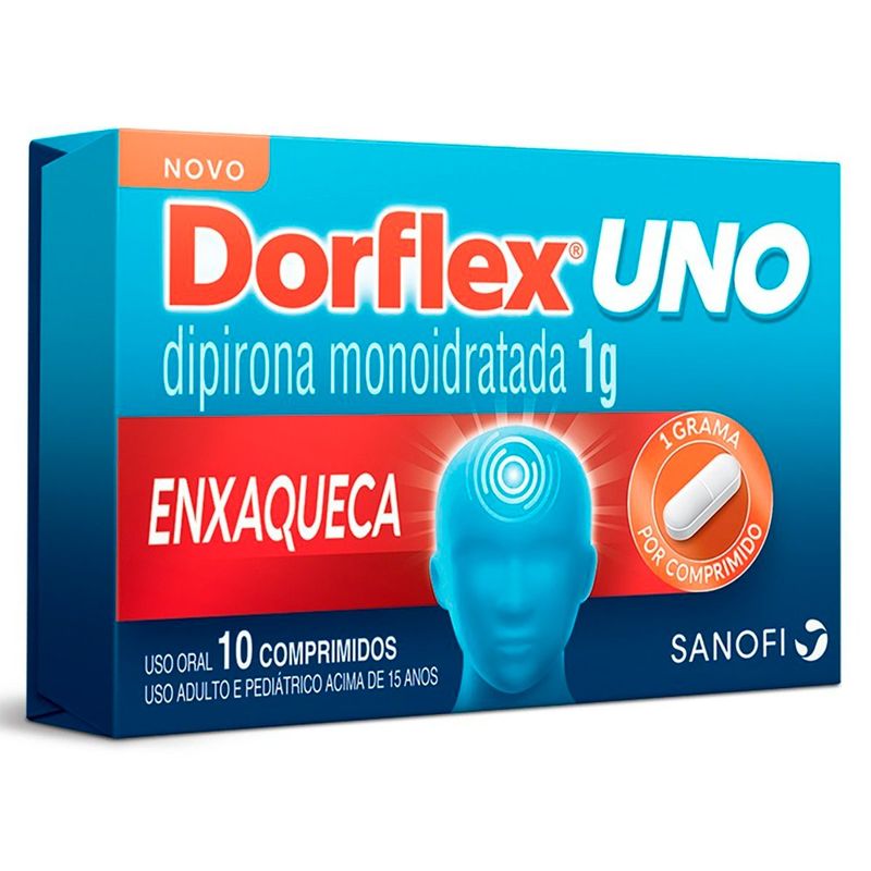 dorflex uno 1g 10 comprimidos