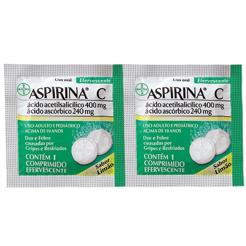 aspirinas c efervescentes 2 comprimidos