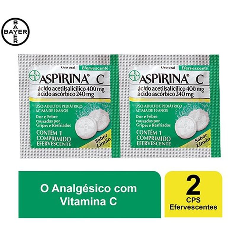 aspirinas c efervescentes 2 comprimidos