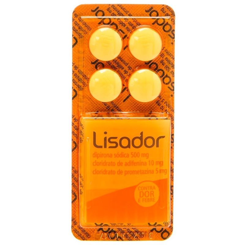 lisador 4 comprimidos