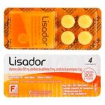 lisador 4 comprimidos