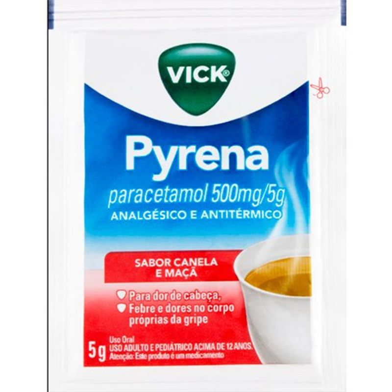 vick pyrena 1 sachê sabor maçã e canela