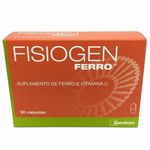 fisiogen 30 cápsulas ferro+vitamina c zambon