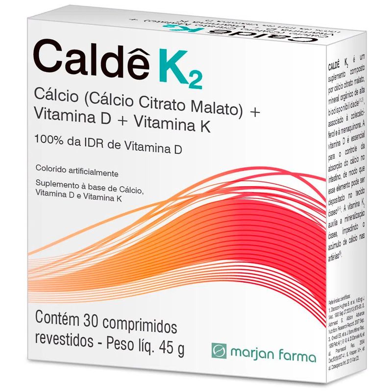 calde k2 30 comprimidos revestidos