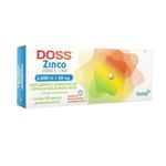 doss zinco 2.000ui+20mg 30 cápsulas