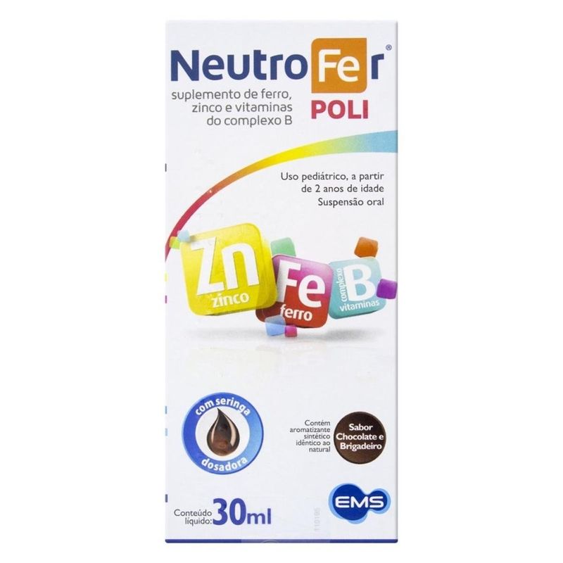 neutrofer poli suspensão oral 30ml