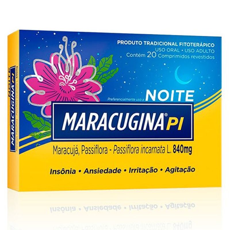 maracugina pi 840mg 20 comprimidos