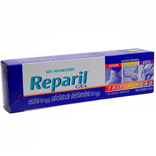 Reparil Gel 10+50mg/g Bisnaga 100g