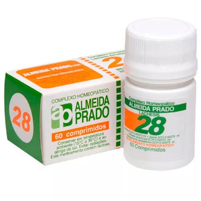 complexo homeopático almeida prado 28 60 comprimidos