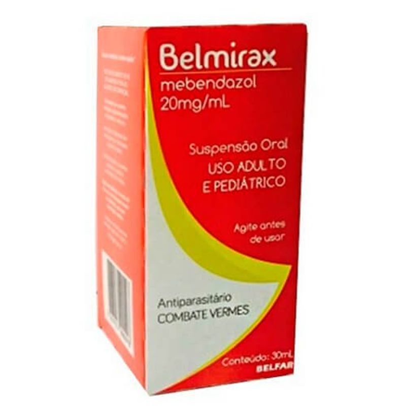 belmirax 20mg/ml suspensão oral 30ml