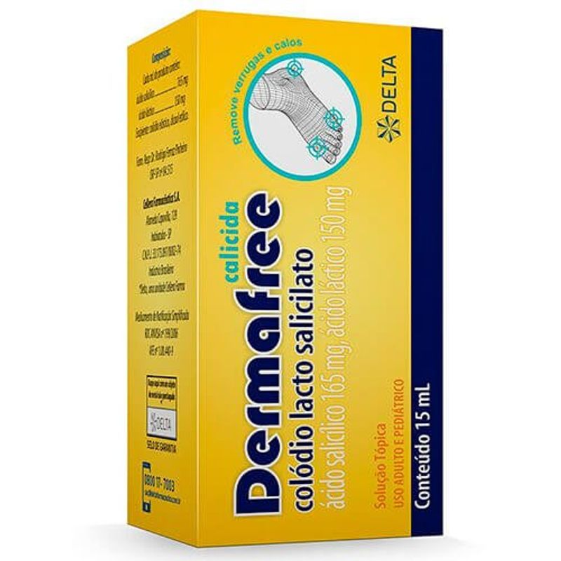 dermafree solução tópica 15ml