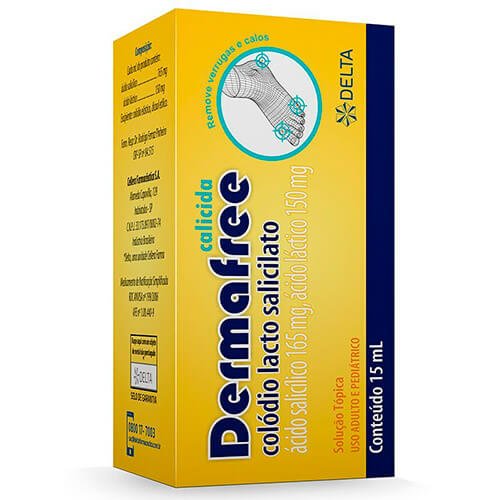 Dermafree Solução Tópica Para Calos e Verrugas 15ml