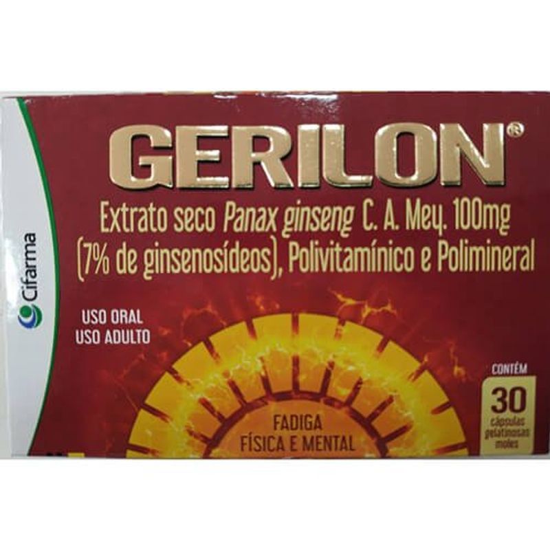 gerilon 30 cápsulas