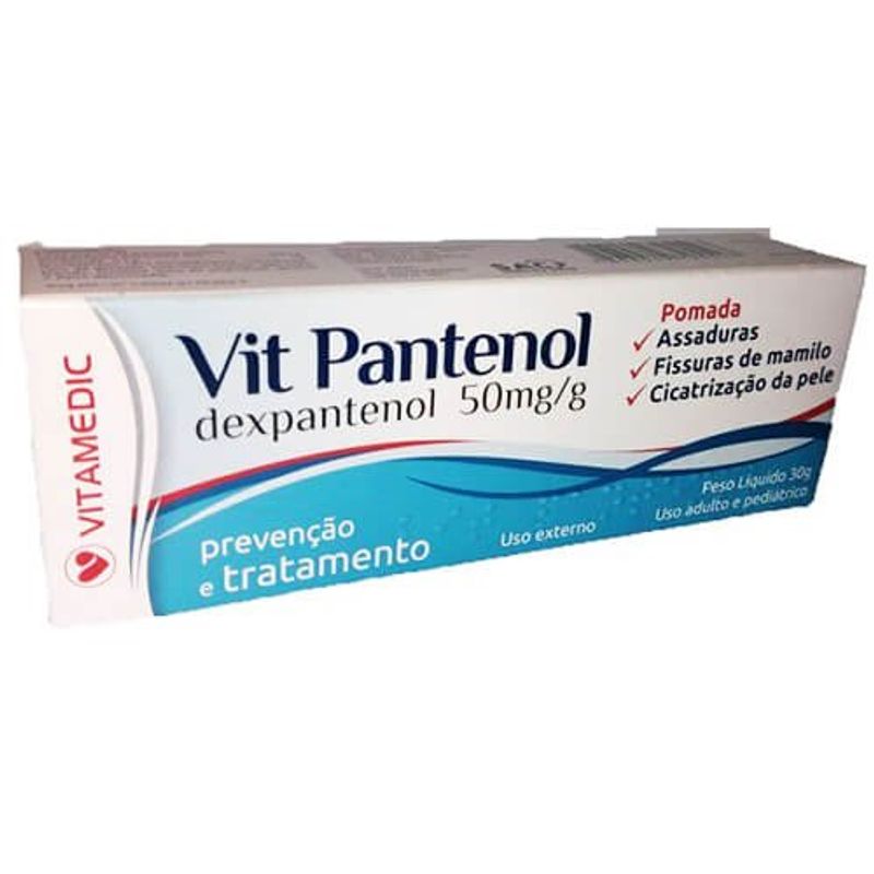 vit pantenol 50mg/g pomada 30g