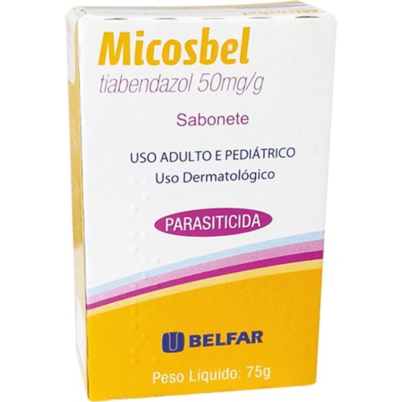 micosbel 50mg/g sabonete 75g