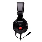 headset dazz gamer cobra 2.0, 3.5mm conexão p3 cor preto
