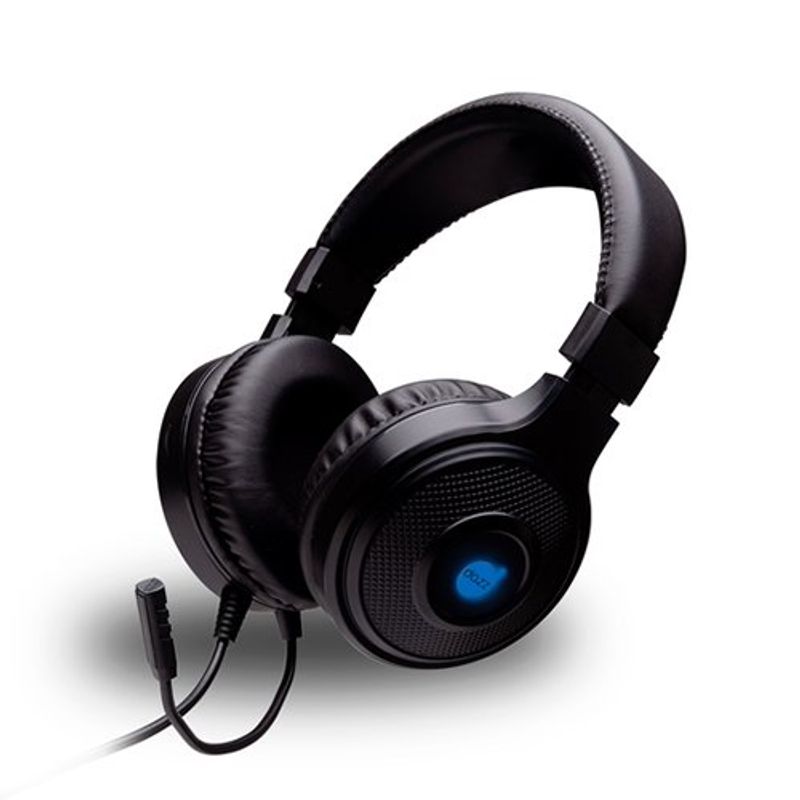 headset dazz gamer cobra 2.0, 3.5mm conexão p3 cor preto