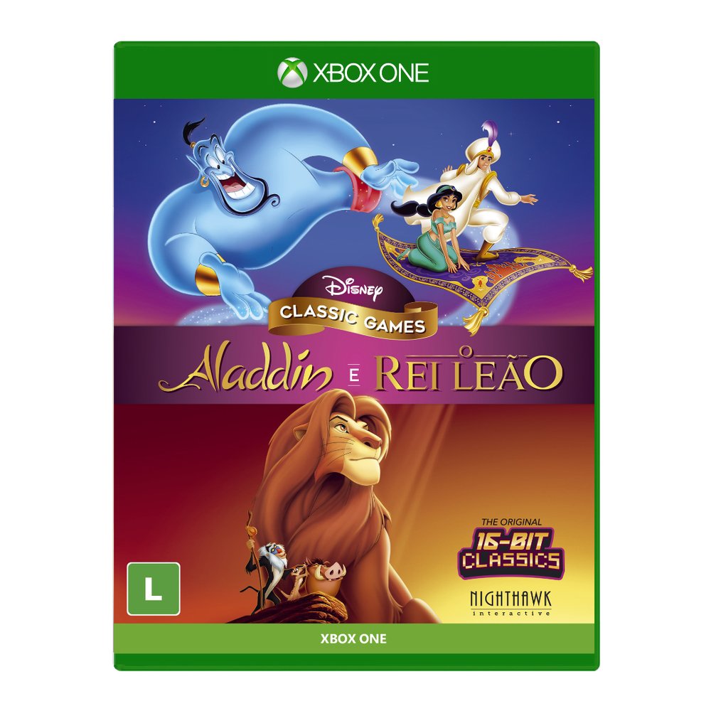 Jogo Xbox One Disney Classics Aladdin E Rei Leao