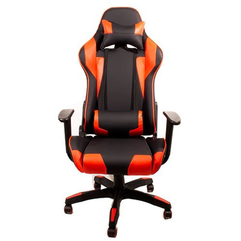 cadeira para escritório gamer latcor preto e vermelho jao5901