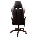 cadeira para escritório gamer latcor preto e vermelho jao5901