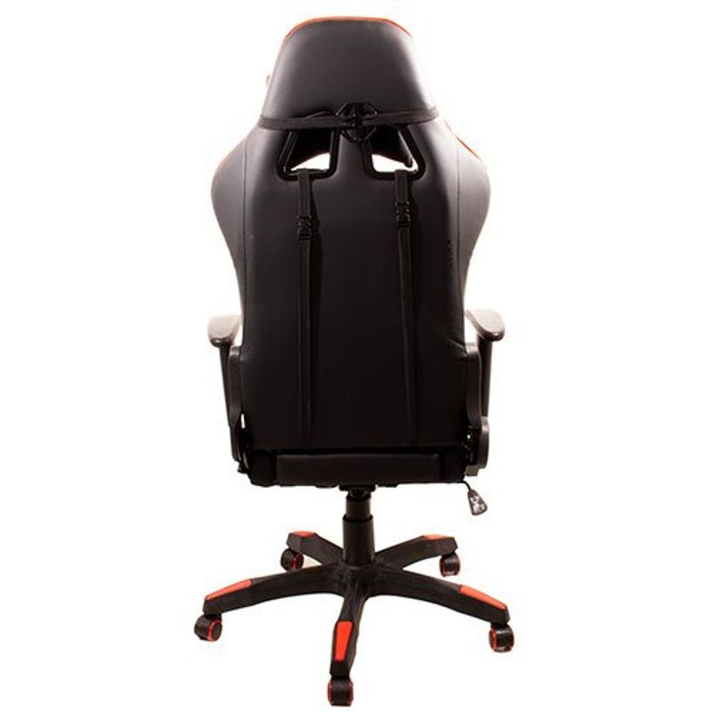 cadeira para escritório gamer latcor preto e vermelho jao5901