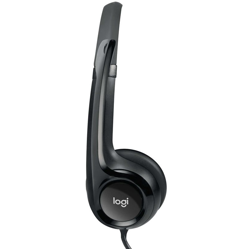 headset logitech h390 estéreo usb - preto