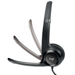 headset logitech h390 estéreo usb - preto