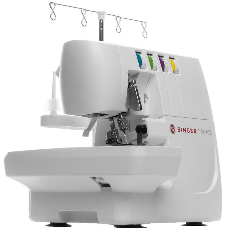 máquina de costura singer overloque doméstica branca s0105