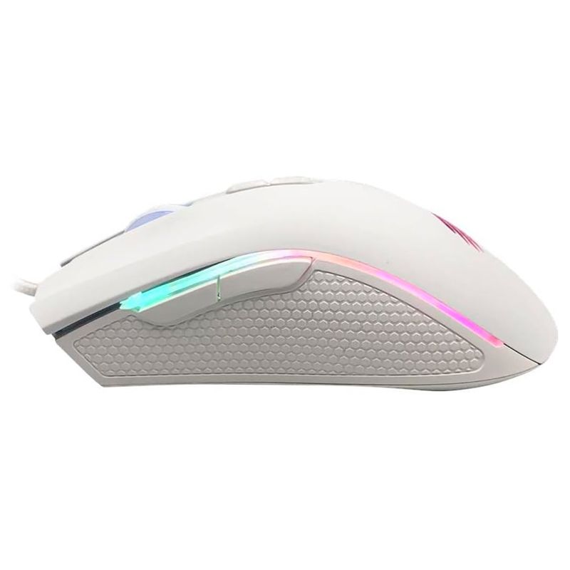 mouse gamer oex onix 7 botões branco ms324