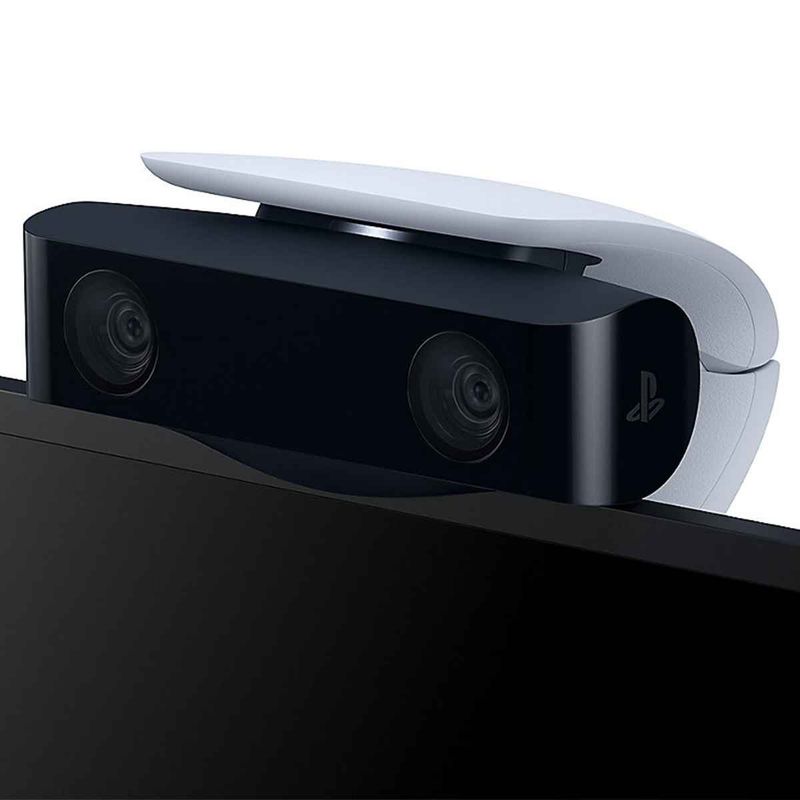 câmera sony ps5 playstation hd branco / preto