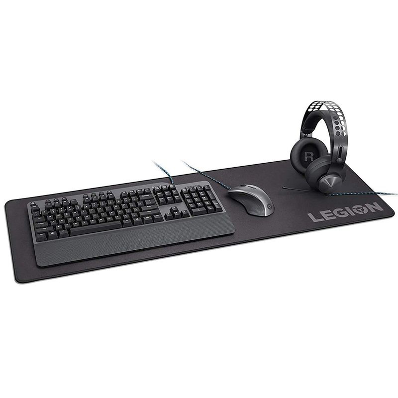 Mouse Pad Gamer Lenovo Legion XL Preto Antiderrapante