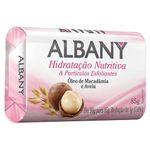 sabonete albany hidratação nutritiva e partículas esfoliantes 85g