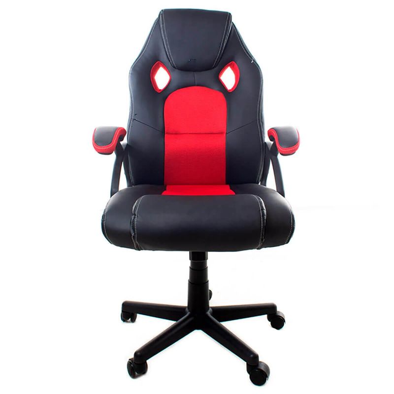 cadeira para escritório gamer latcor vermelho jaoc5179