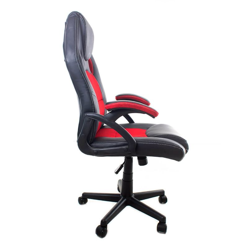 cadeira para escritório gamer latcor vermelho jaoc5179