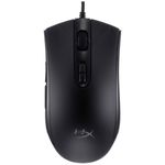 mouse gamer hyperx pulsefire rgb até 6200 dpi 7 botões preto hx-mc004b