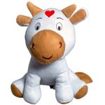 pelúcia baby boi q'boi garantido 22cm branco (mp)