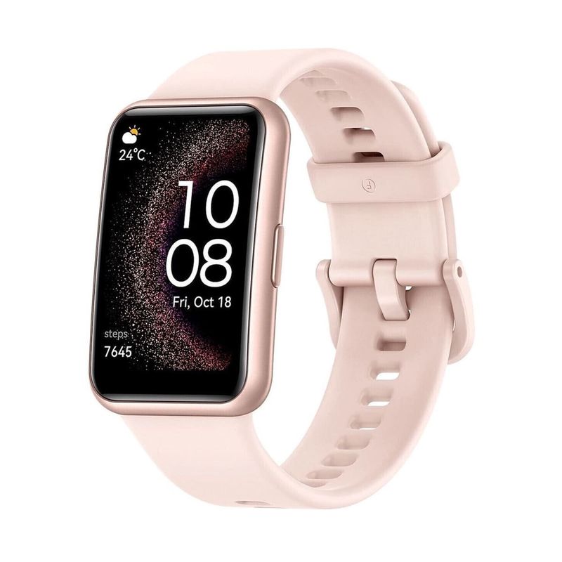 smartwatch huawei watch fit special edition 1.64" gps compatível com ios e android rosa (mp)