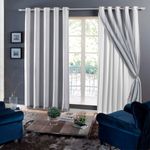 cortina branyl lina voil liso com forro tecido blackout 70% 230x260cm cinza (mp)