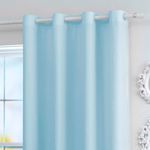 cortina branyl arco voil liso com forro 180x280cm azul (mp)