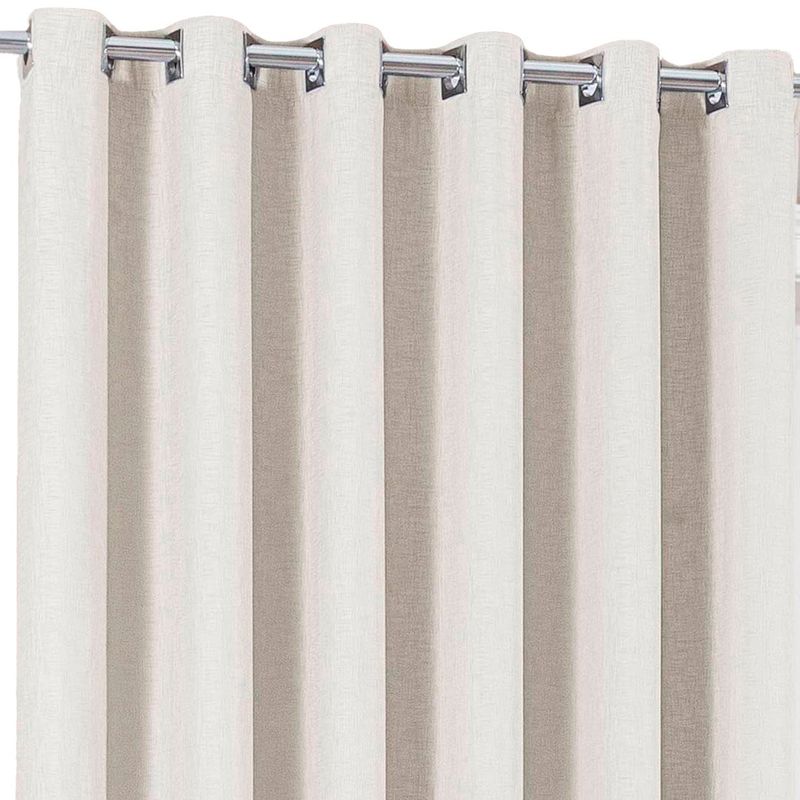 cortina branyl desirée voil trabalhado com forro 250x380cm marfim (mp)