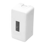 caixa de sobrepor fame para 1 ou 2 disjuntor 14x7x6,5cm branco (mp)