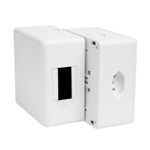 caixa de distribuição fame de embutir para disjuntor 2p+t 2344 branco (mp)