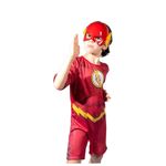 fantasia infantil curta flash tamanho p 3 a 5 anos (mp)