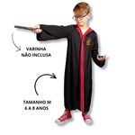 fantasia infantil harry potter tamanho m 6 a 8 anos (mp)