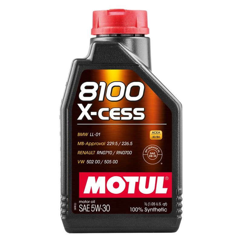 óleo motul para motor carro 8100 x-cess 5w30 1l (mp)