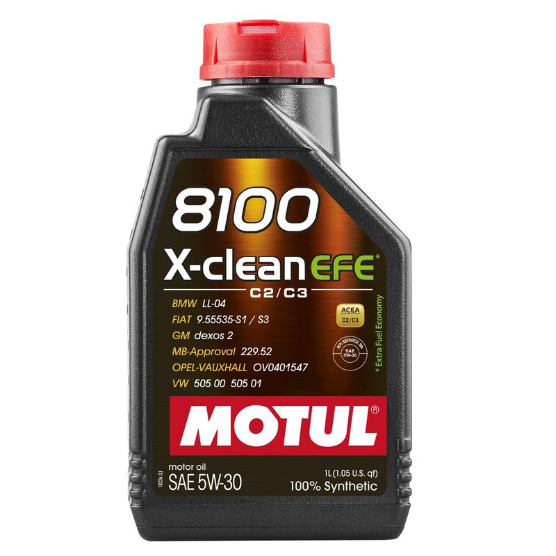óleo motul para motor carro 8100 x-clean efe 5w30 1l (mp)